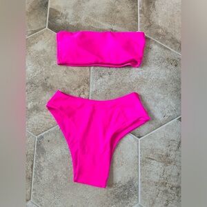 Vibrant Pink Bikini Set